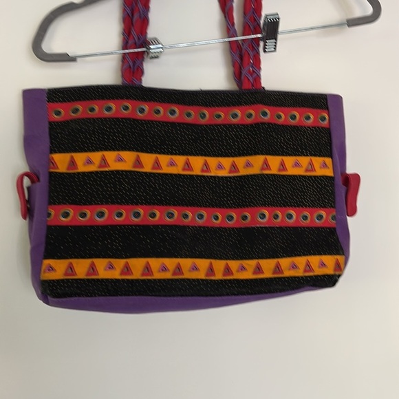 Laurel Burch Cat Tribe Sun ‘n Sand Canvas Bag - Picture 8 of 9